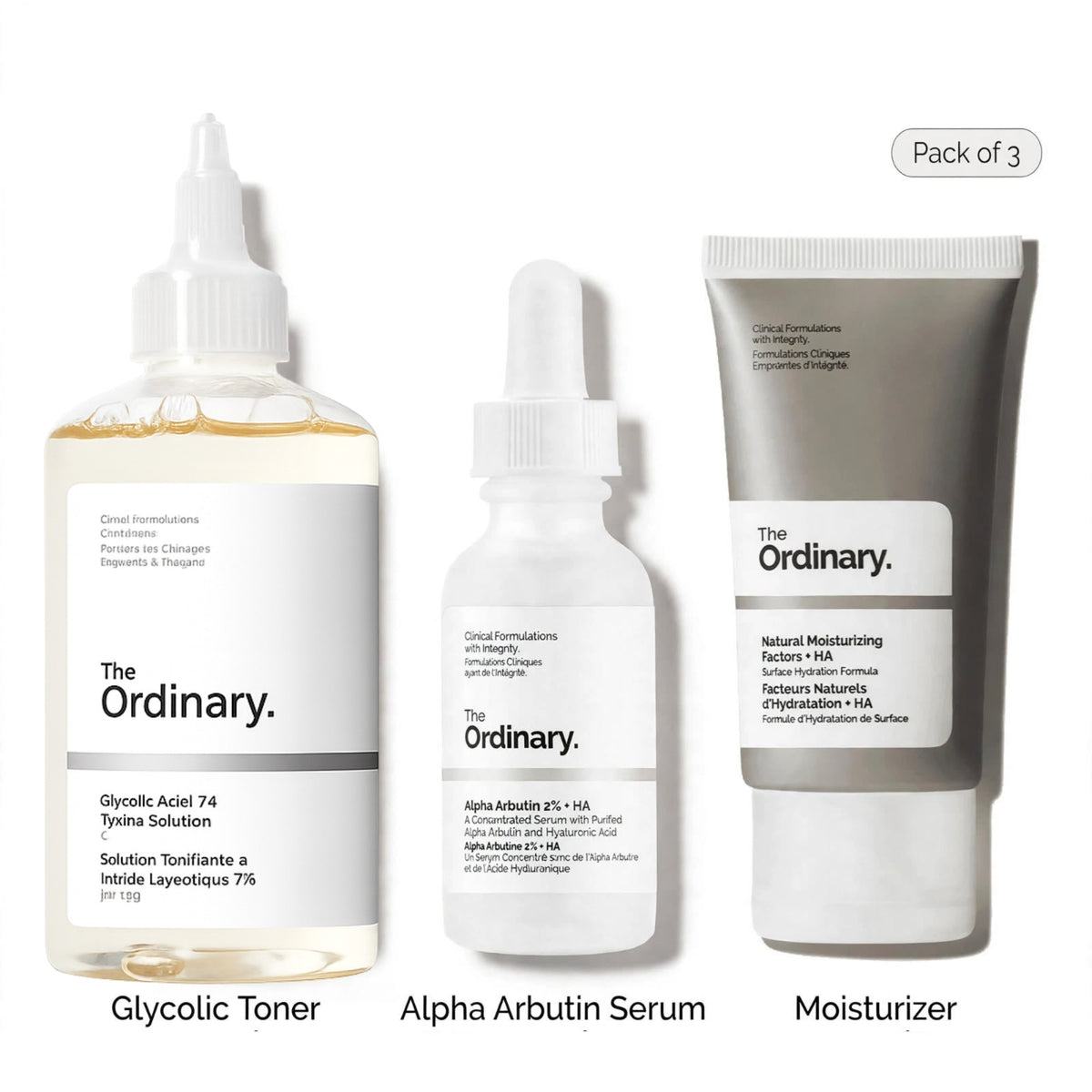 The Ordinary Glycolic Toning Solution 7% | Natural Moisturizing Factors + HA | Alpha Arbutin 2%+ HA