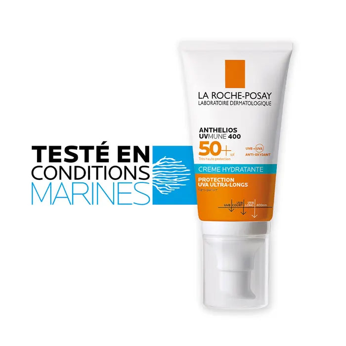 La Roche-Posay Hydrating very high protection UVMune 400 SPF50+ facial sunscreen fragrance-free 50 ml