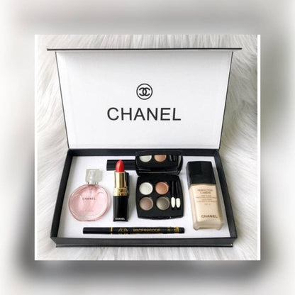 New Chanel Set 6 in 1 Chanel box Makeup Set Box