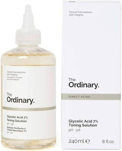 The Ordinary Glycolic Exfoliating Toner , Peeling Solution, Niacinamide