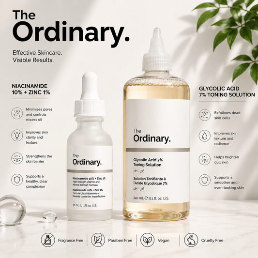 The Ordinary Clear & Hydrate Skincare Duo